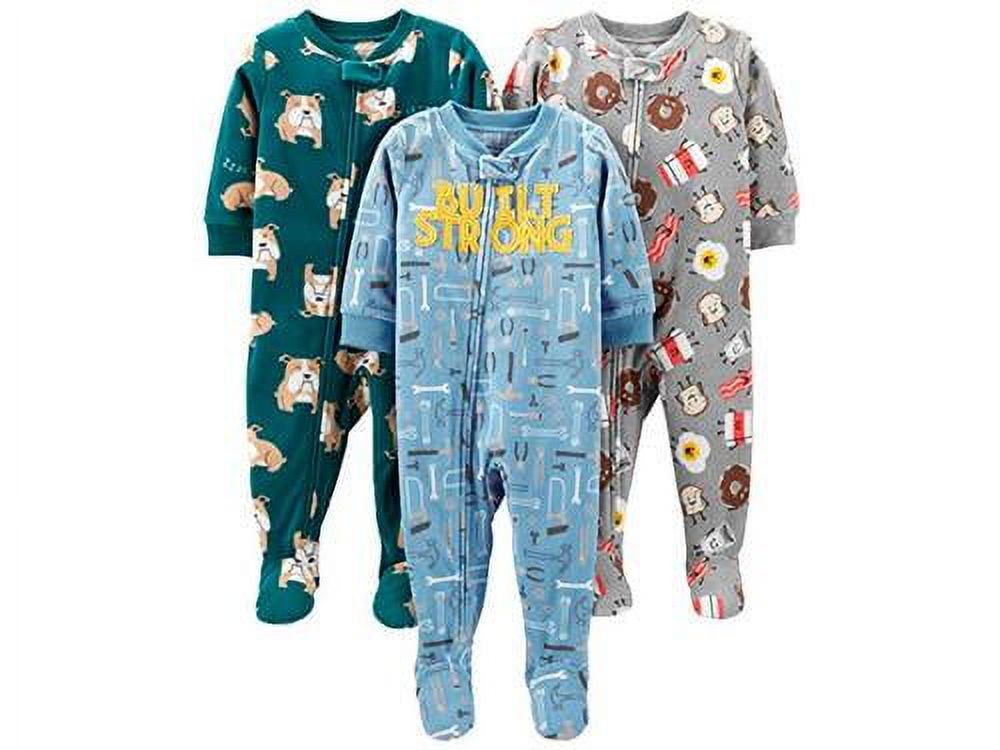 Simple Joys by Carter's Boys' Toddler 3Pack Loose Fit Flame Resistant Fleece...