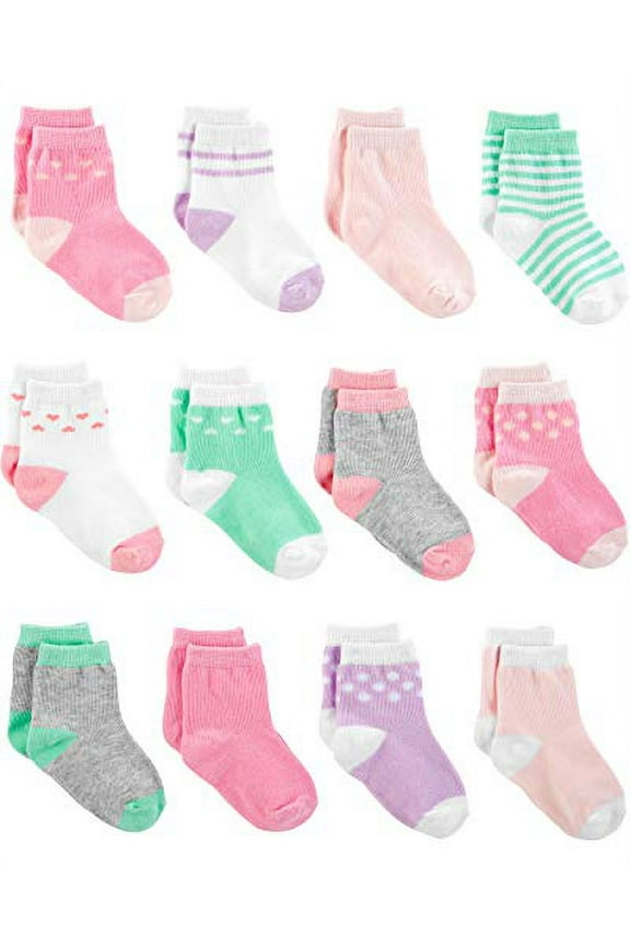Girls' 12-Pack Socks