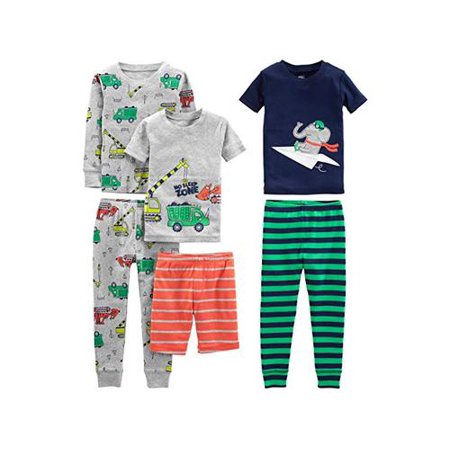 Simple Joys by Carter's, Transportation/Elephant/Stripes, Size Toddler 5.0