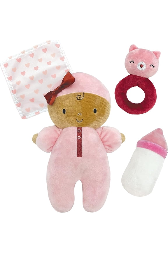 Simple Joys by Carter's Unisex Babies' Plush Playset, Pink Gift, Standard