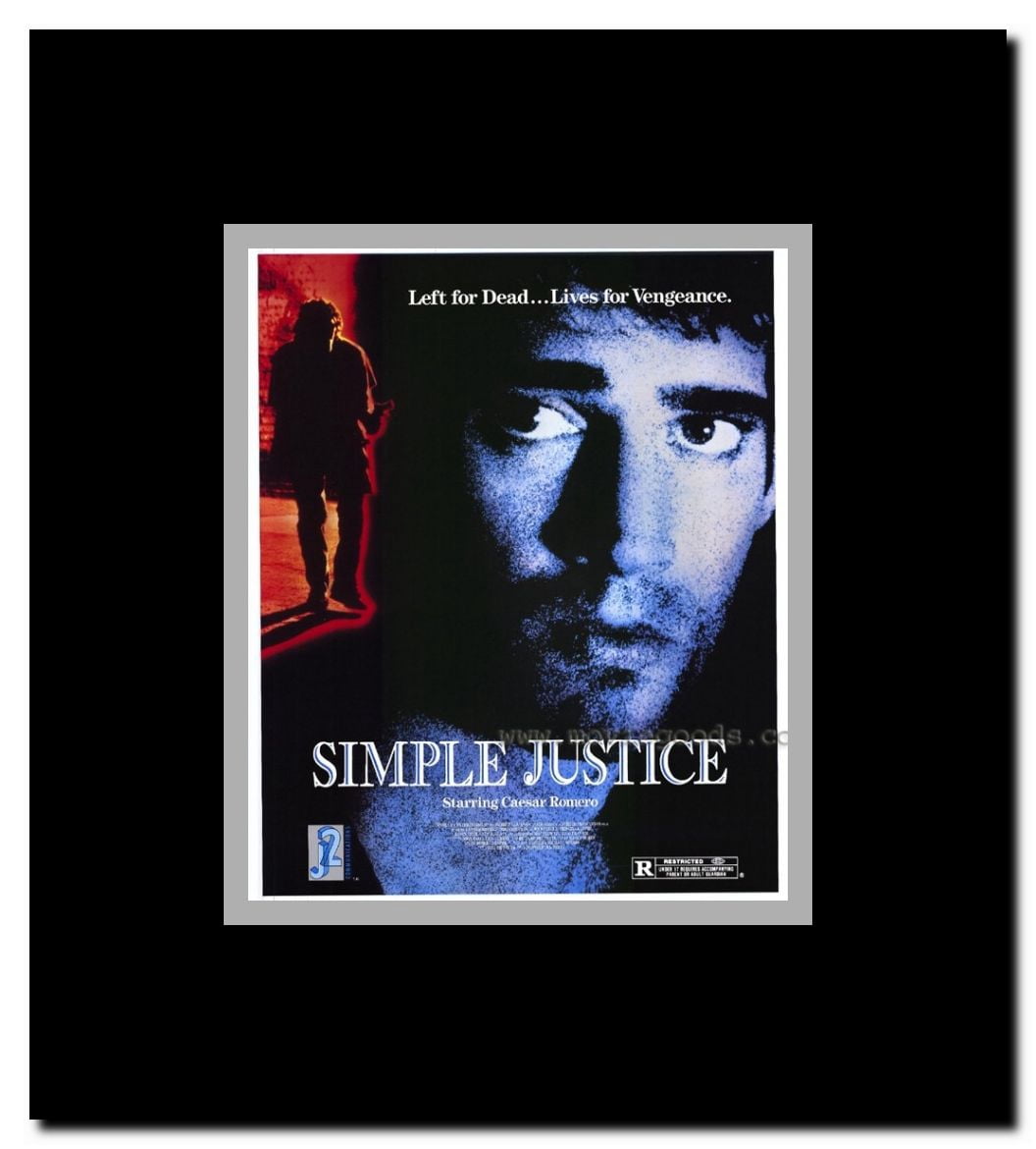 Simple Justice Framed Movie Poster