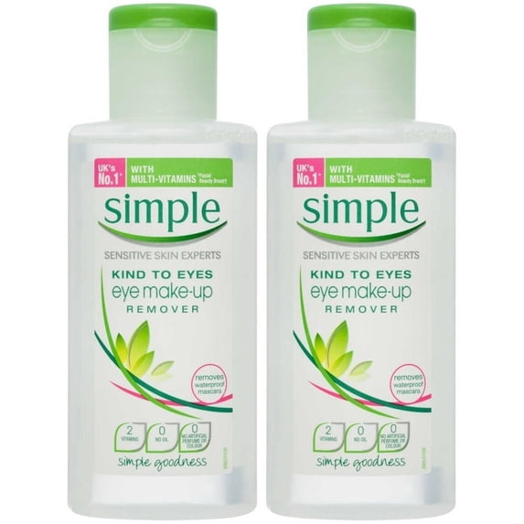 Simple Kind To Eyes Eye Makeup Remover, 4.2 Ounce Pack of 2