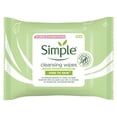 thumbnail image 1 of Simple Kind To Skin Cleansing Facial Wipes - 25 Wipes, 1 of 8