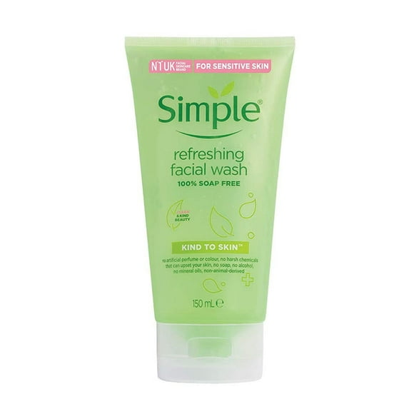 Simple Kind To Skin Refreshing Facial Wash Gel, 150 ml/5.07 oz
