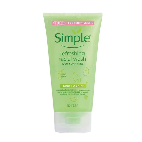 Simple Kind To Skin Refreshing Facial Wash Gel, 150 ml/5.07 oz