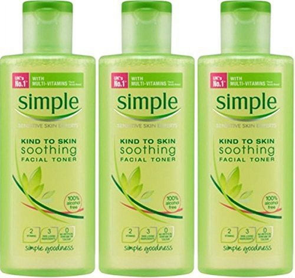 Simple Kind to Skin Soothing Facial Toner 200ml x 3 Packs by Simple