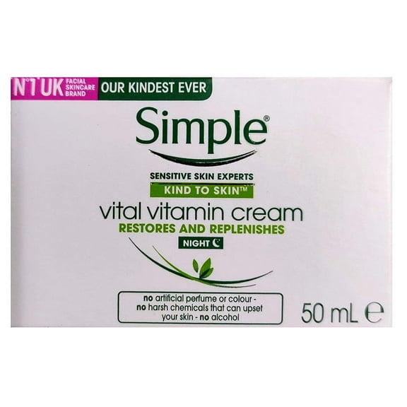 Simple Kind to Skin Vital Vitamin Night Cream 50ml