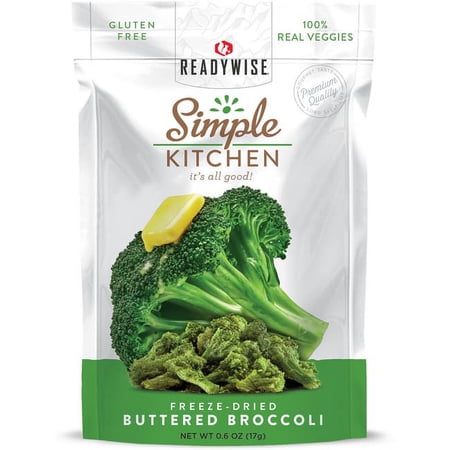 Simple Kitchen Freeze-Dried Buttered Broccoli 0.6 oz Pkg