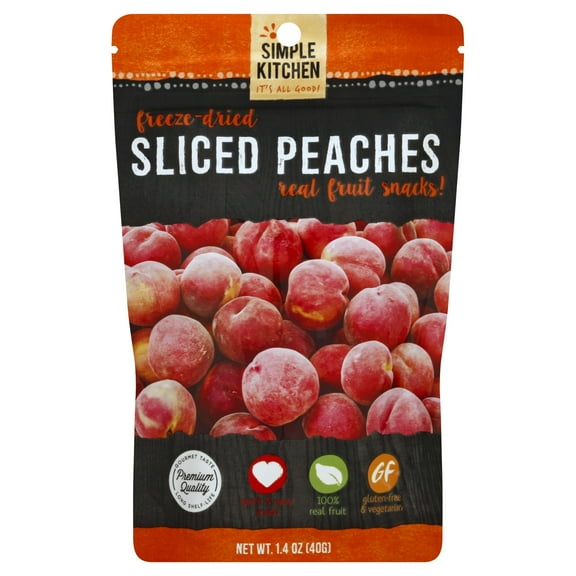 Simple Kitchen Peaches Frozen Dried 1.4 oz (Pack of 6)