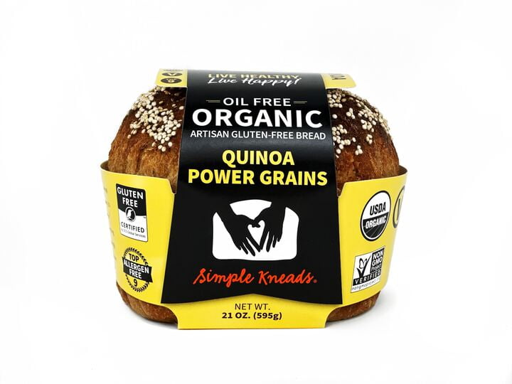 Simple Kneads Bread Quinoa Power Grain Organic, 21 oz Pack of 6