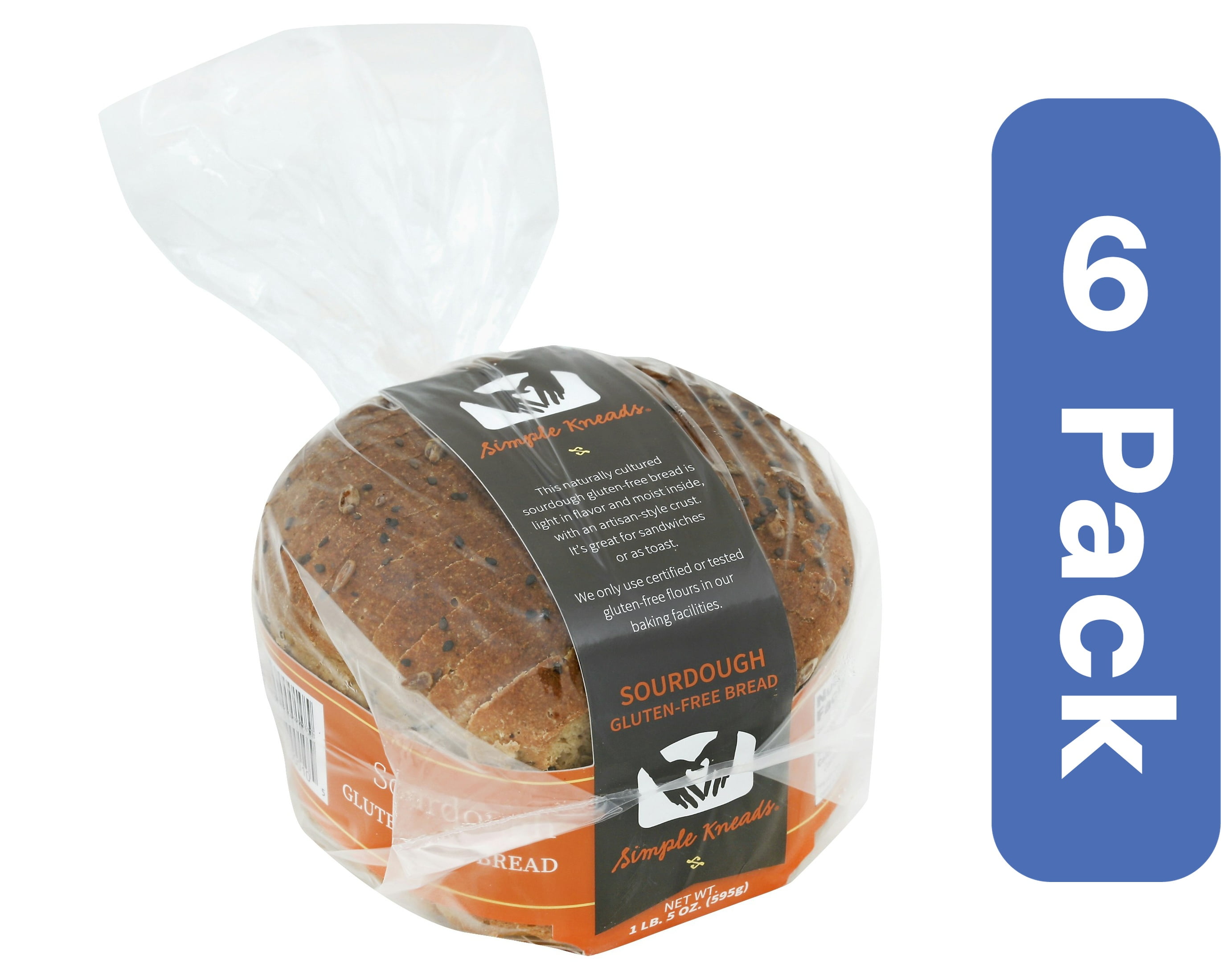 Simple Kneads Bread Sourdough (Pack of 6)