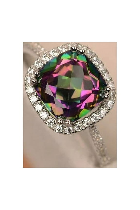 Simple Lady Zircon Copper Micro Diamond Ring