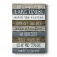 thumbnail image 1 of Simple Lake Rules Premium Gallery Wrapped Canvas - Ready to Hang, 1 of 9