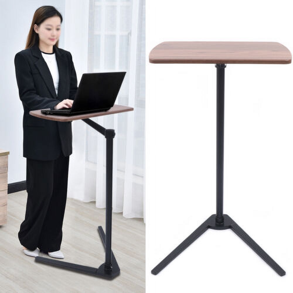 Simple Laptop Table Floor Stand Height Adjustable Table Computer Desk ...