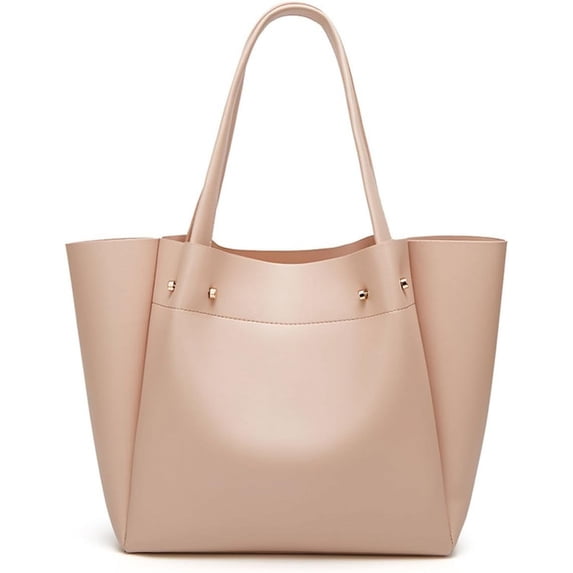 Simple Large Capacity Bucket Bag Fashion Shopping Bag One Shoulder Tote Bag