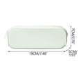 thumbnail image 1 of Simple Large Capacity Silicone Pencil Case, Durable and Easy-Clean Organizer for Youngster Campus Supplies, Sleek Design Storage Pouch for Writing Instruments and Classroom Essentials, 1 of 2