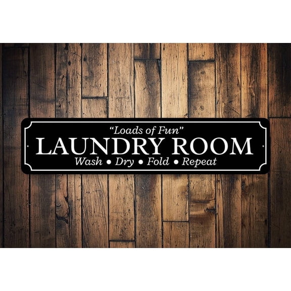 Simple Laundry Room Sign Custom Laundry Room Gift Laundry Room Mom Gift Decor For Laundry Mom Cleaning Gift Sign For Laundry Room - Size: 16 x 4 Inches