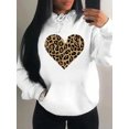 thumbnail image 1 of Simple Leopard Print Heart Design Hoody Women Oversize Fleece Hoodies Autumn Hip Hop Sportswear All-Match Fashion Clothing, 1 of 7