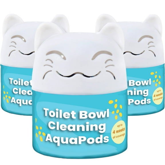 Simple Life Automatic Toilet Bowl Cleaner Tablets – Long Lasting Drop-In Bottle, Kids & Septic Safe, Up to 90 Days/Bottle (3-Count Pack)