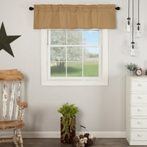 VHC Brands Simple Life Flax Valance, Khaki, 16x60