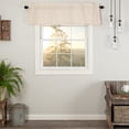 thumbnail image 1 of VHC Brands Simple Life Flax Natural Country Farmhouse Kitchen Window Curtain Valance 16x60, 1 of 4