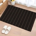 thumbnail image 1 of Simple Line Black Entryway Rug 2'x3'&nbsp; Non Slip Front Door Mats, Black Modern Art Geometric Entrance Rugs Indoor Outdoor Carpet, Washable Floor Mats Small Area Rug for Bedroom Kitchen, 1 of 8