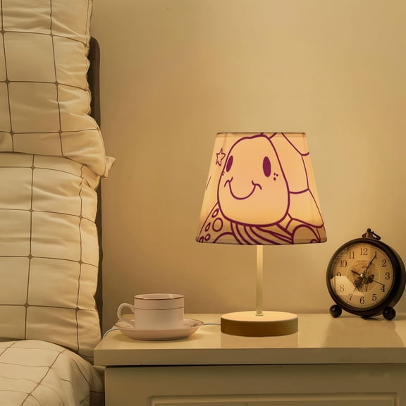 Simple Line Turtle LED Desk Lamp Table Lamp USB Bedside Nightstand Small Lamp for Bedroom Living Room Kids Room