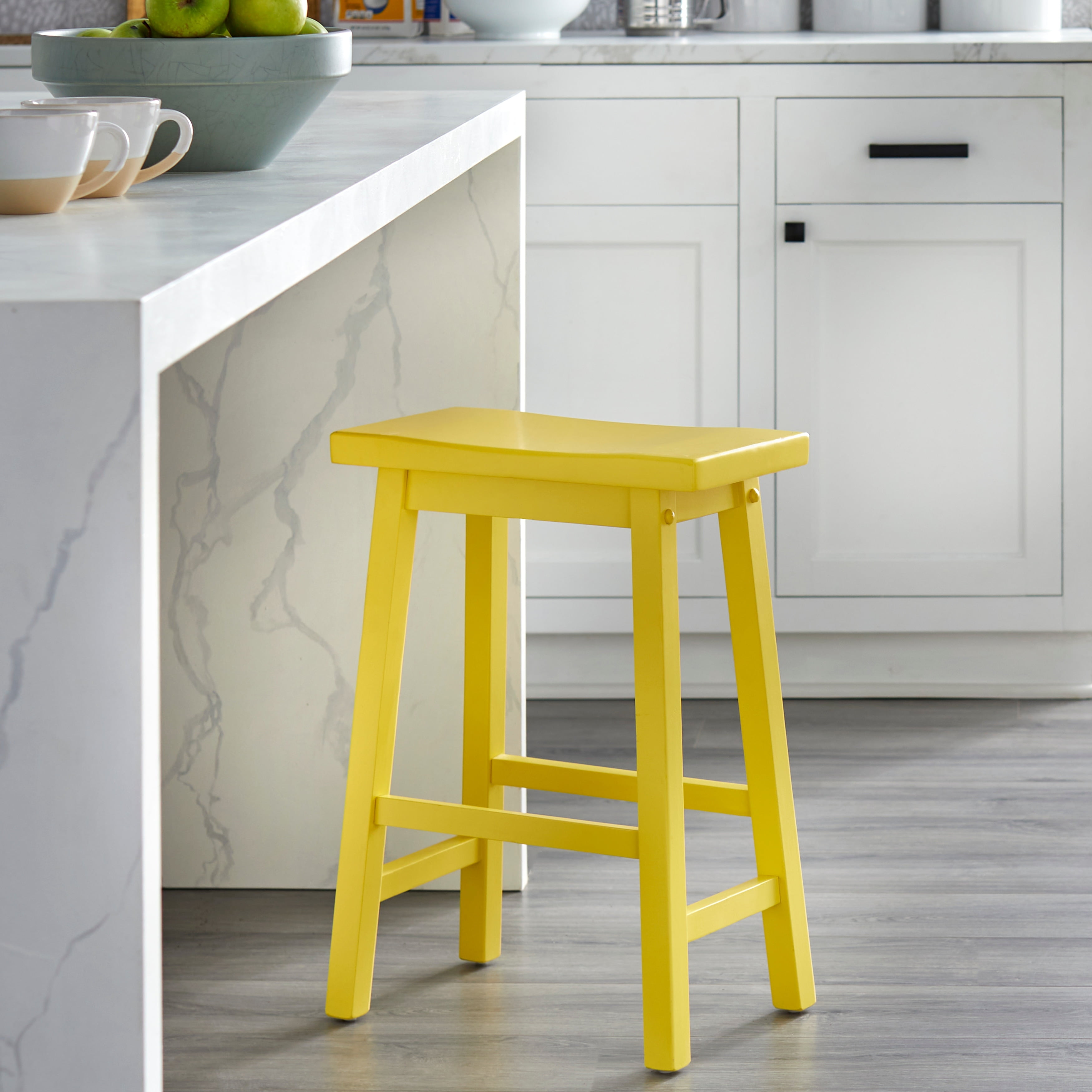 Yellow sitting stool hotsell