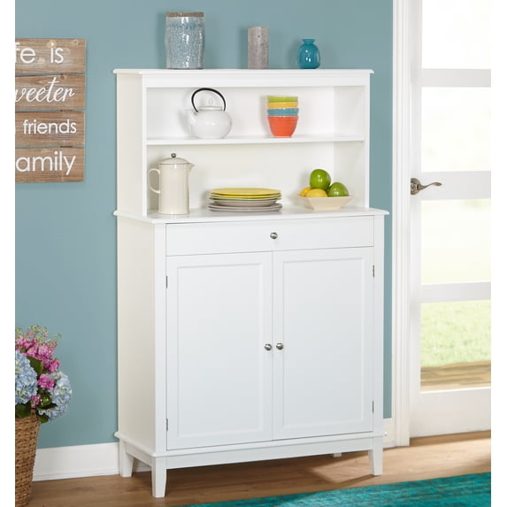 Simple Living Farmhouse Buffet with Hutch