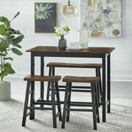 Winsome Wood Hannah 3-PC Dining Set, Round Drop Leaf Table & 2 Ladder ...