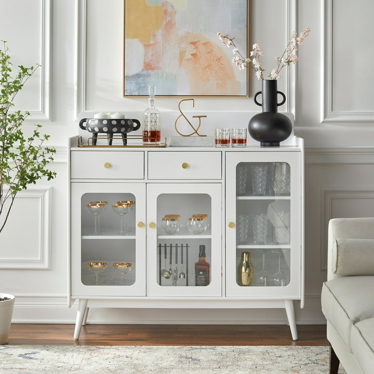 White mid century on sale sideboard