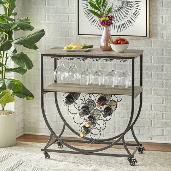 Simple Living  Jeffrey Bar Cart