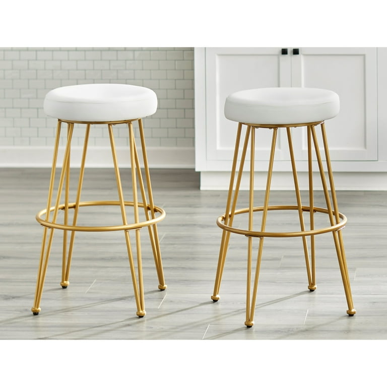 Simple white bar stools new arrivals