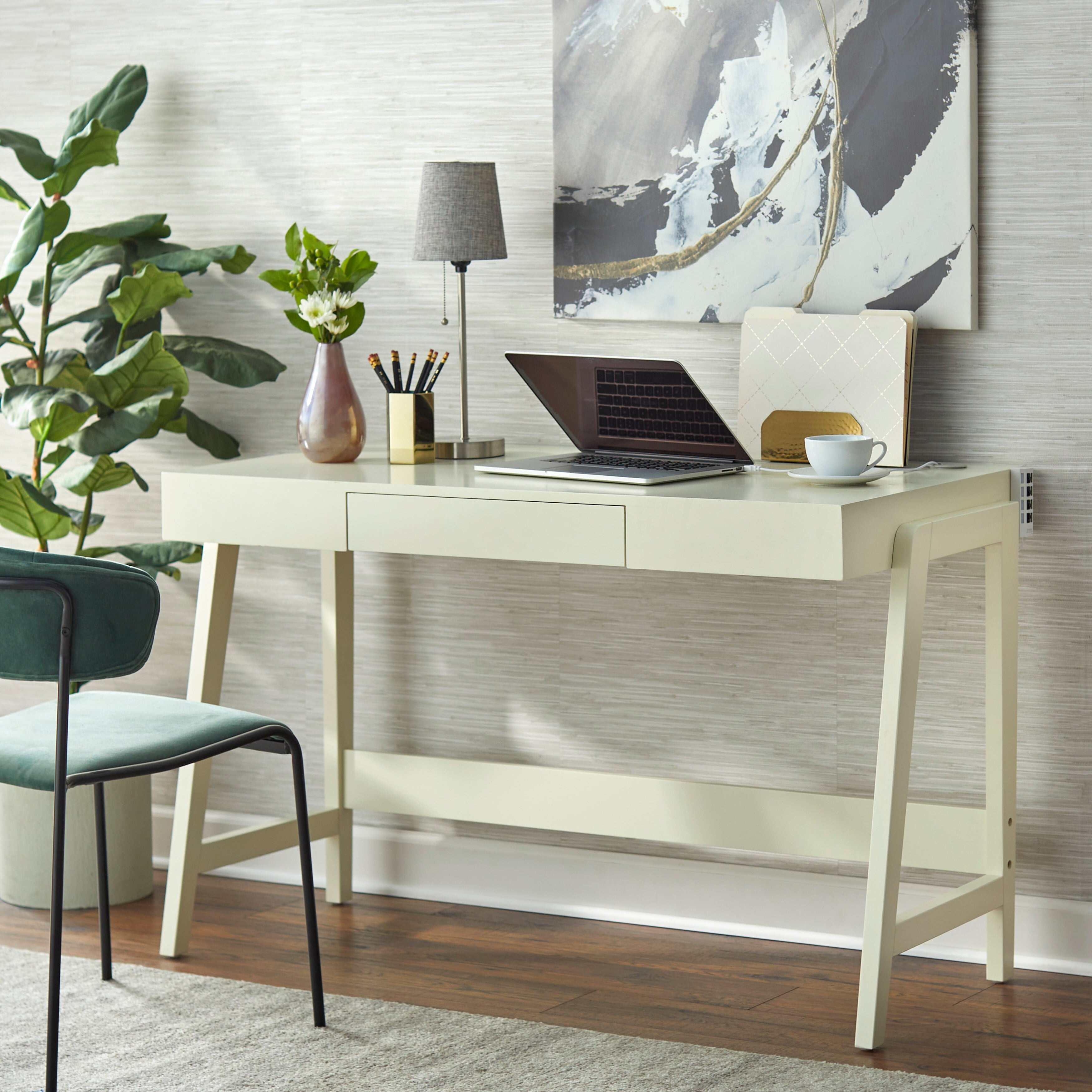 Off white 2024 small desk