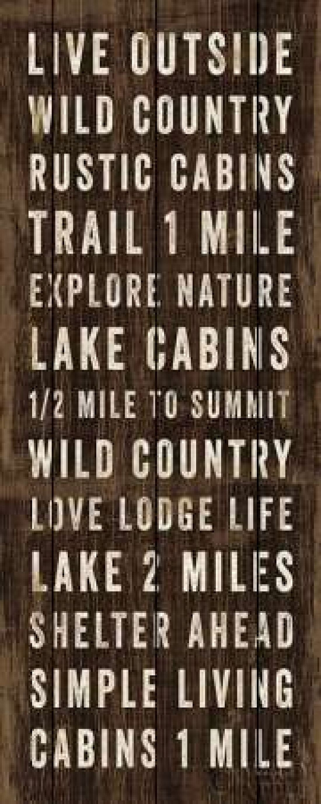 Simple Living Panel I Canvas Art - Michael Mullan (24 x 48)