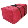 thumbnail image 1 of Simple Living Quilted Red Christmas Holiday Storage Bag, 1 of 3