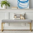 thumbnail image 1 of Simple Living  Remy Bench Grey, 1 of 5