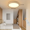 thumbnail image 1 of Simple Log Flush Mount Ceiling Lamps,Modern Wood LED Ceiling Light Fixture,Low Profile Circle Ceiling Lamp, 1 of 37