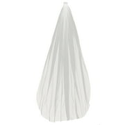 Simple Long Elegant Single Layer Wedding Veil Bridal Veils with Comb Wedding Accessories(Beige,30cm)
