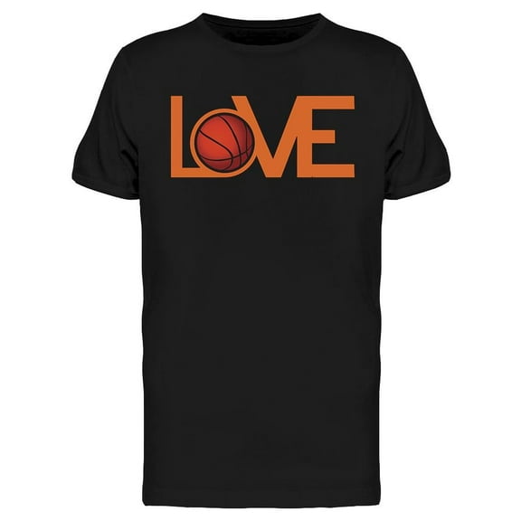 Simple Love Design T-Shirt Men -Image by Shutterstock, Male Large