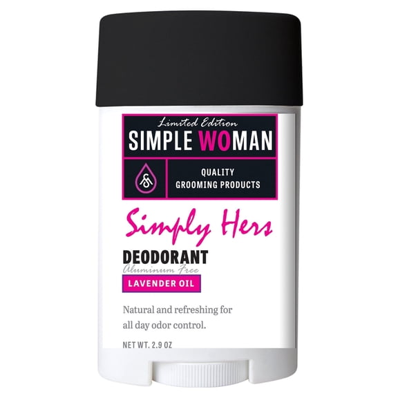 Simple Man Simply Hers Deodorant with Lavender Oil - Aluminum Free