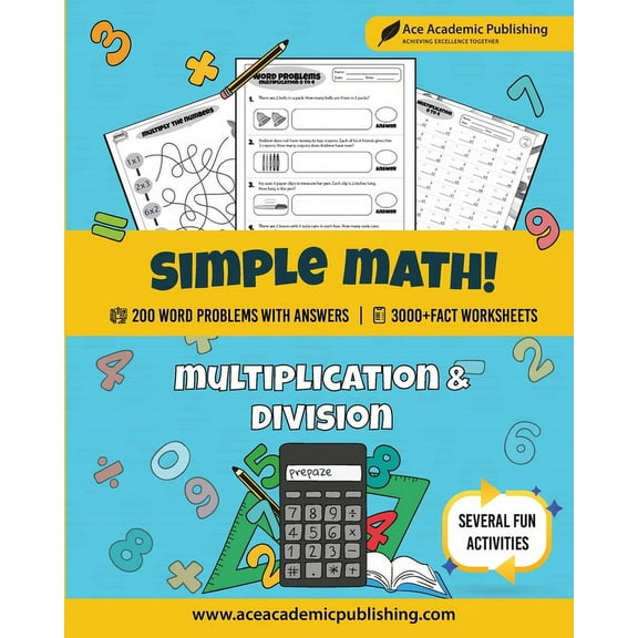 Simple Math: Multiplication and Division Workbook, (Paperback)
