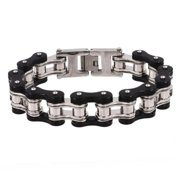 Simple Men's Titanium Steel Bicycle Bracelet