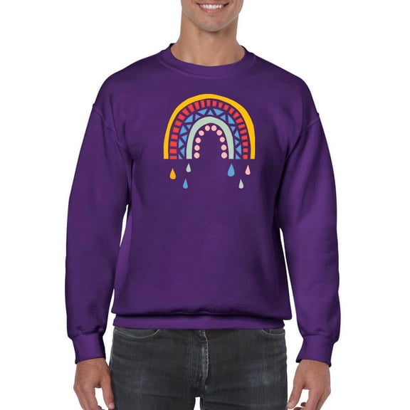 Simple Message Collection C. Sweatshirt Men -Victoria Barnes Designs, Male Large