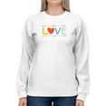 thumbnail image 1 of Simple Message Collection D. Sweatshirt Women -Victoria Barnes Designs, Female Medium, 1 of 4