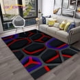 thumbnail image 1 of Simple Metal Mesh Geometric Carpet Rug for Home Living Room Bedroom Sofa Doormat r Kid Area Rug Non-slip Floor Mat, 1 of 5