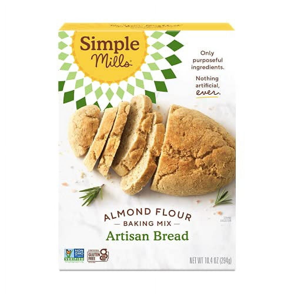 Simple Mills Almond Flour Baking Mix, Artisan Bread Mix Gluten Free