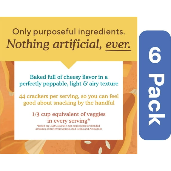 Simple Mills Cheddar Crackers 4 oz (Pack Of 6)