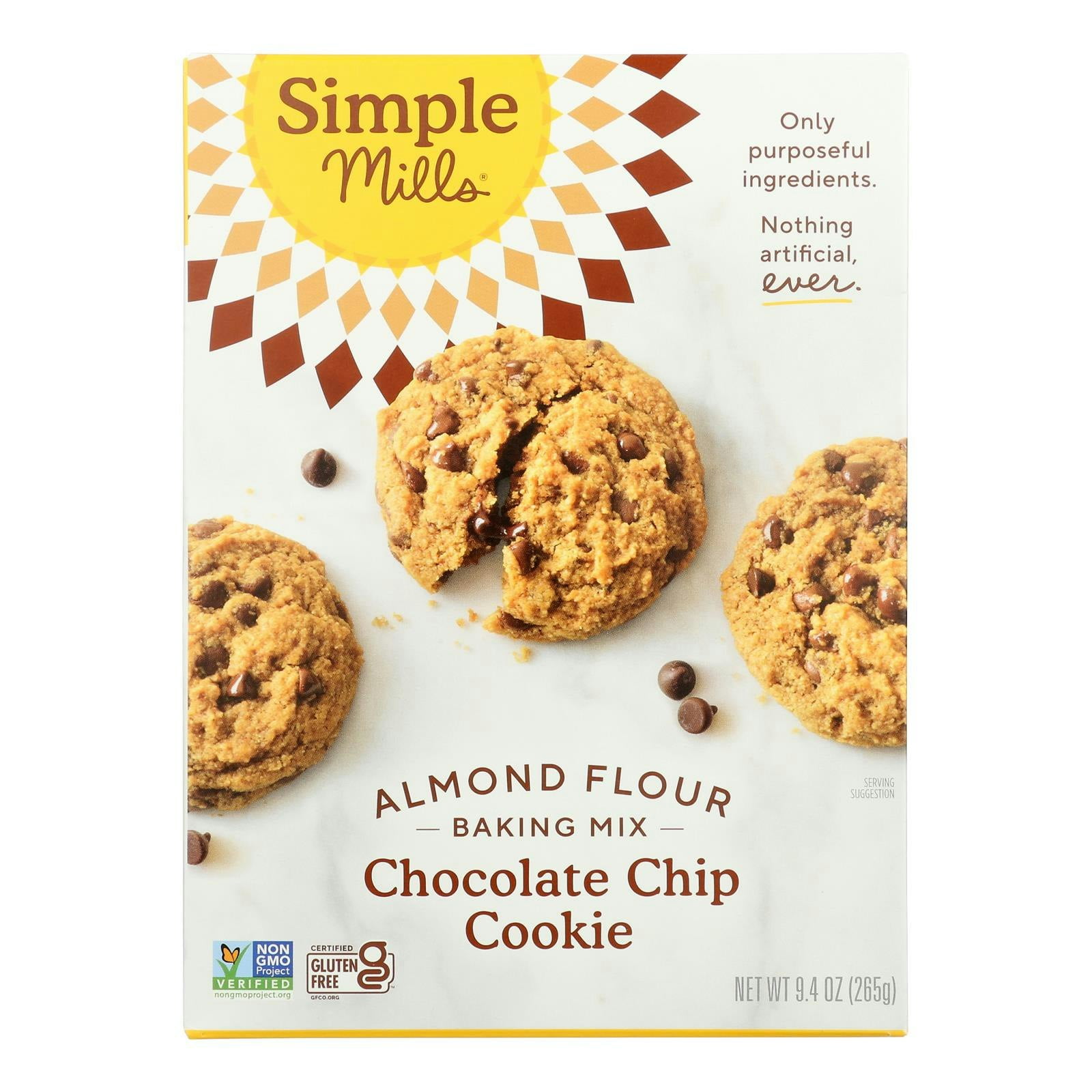 Simple Mills Chocolate Chip Cookie Mix 9.4 oz (Pack Of 6)