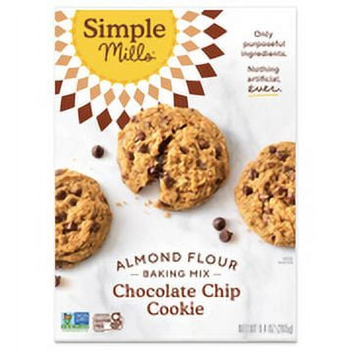 Simple Mills Gluten Free Almond Flour Chocolate Chip Cookie Baking Mix, 9.4 oz [Pack of 6]